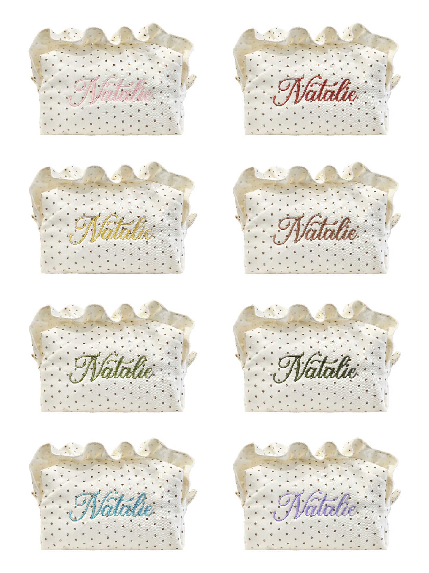 Makeup Pouch - Polka 2