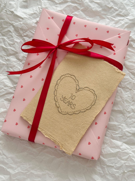 Embroidered Love Card - Anniversary