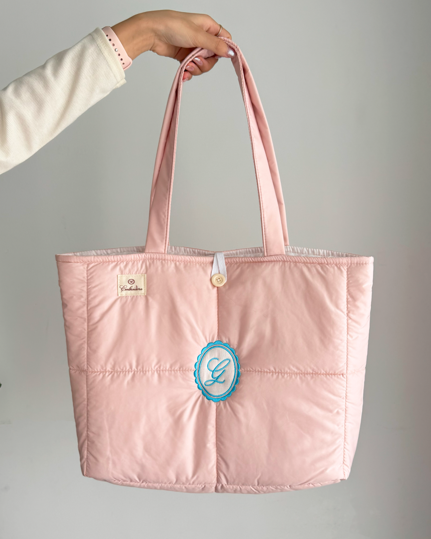 Quilted Bag - Blush Cloud