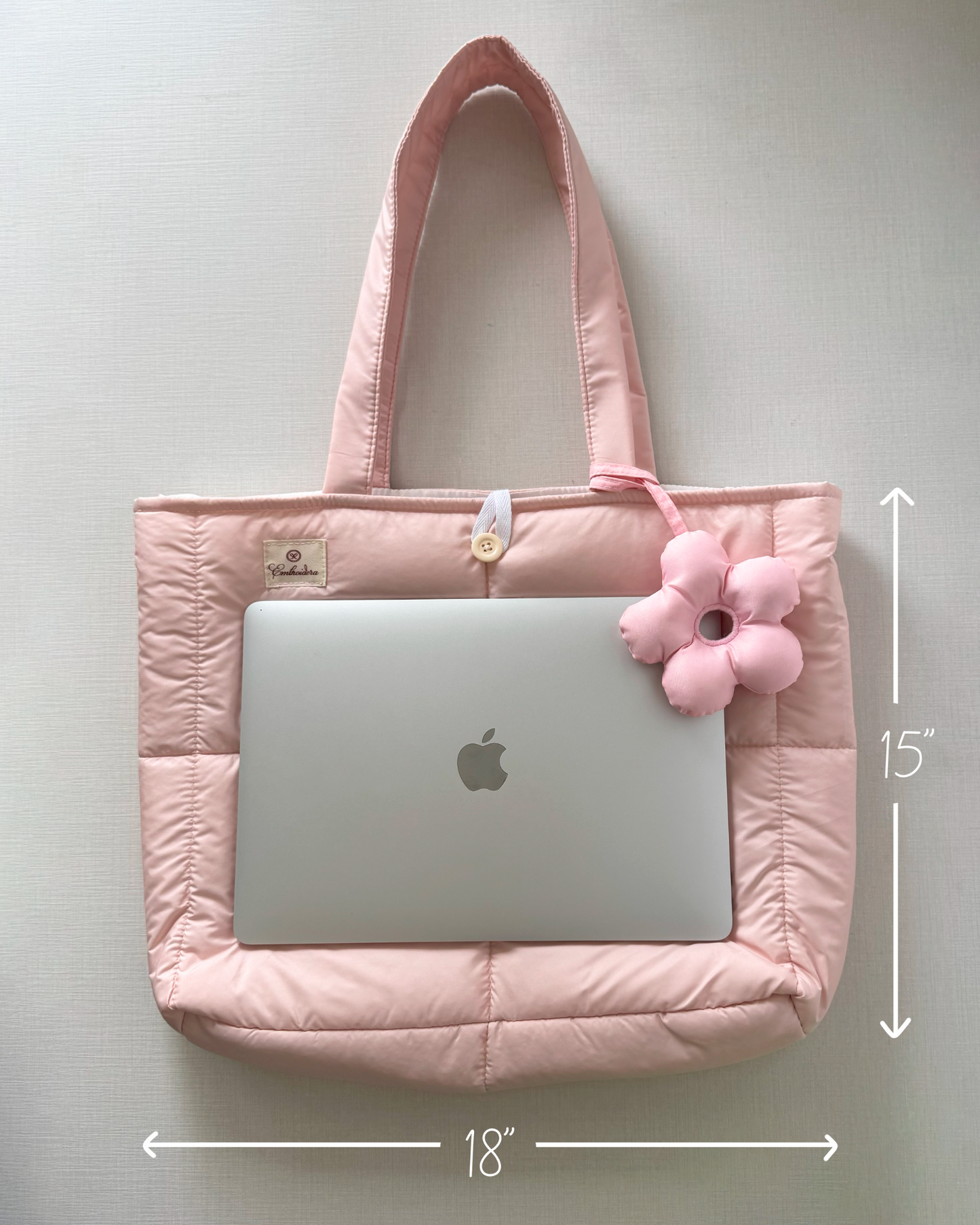 Quilted Bag - Blush Cloud