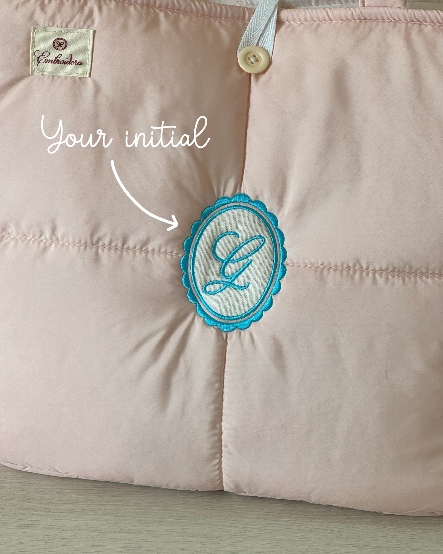 Quilted Bag - Blush Cloud