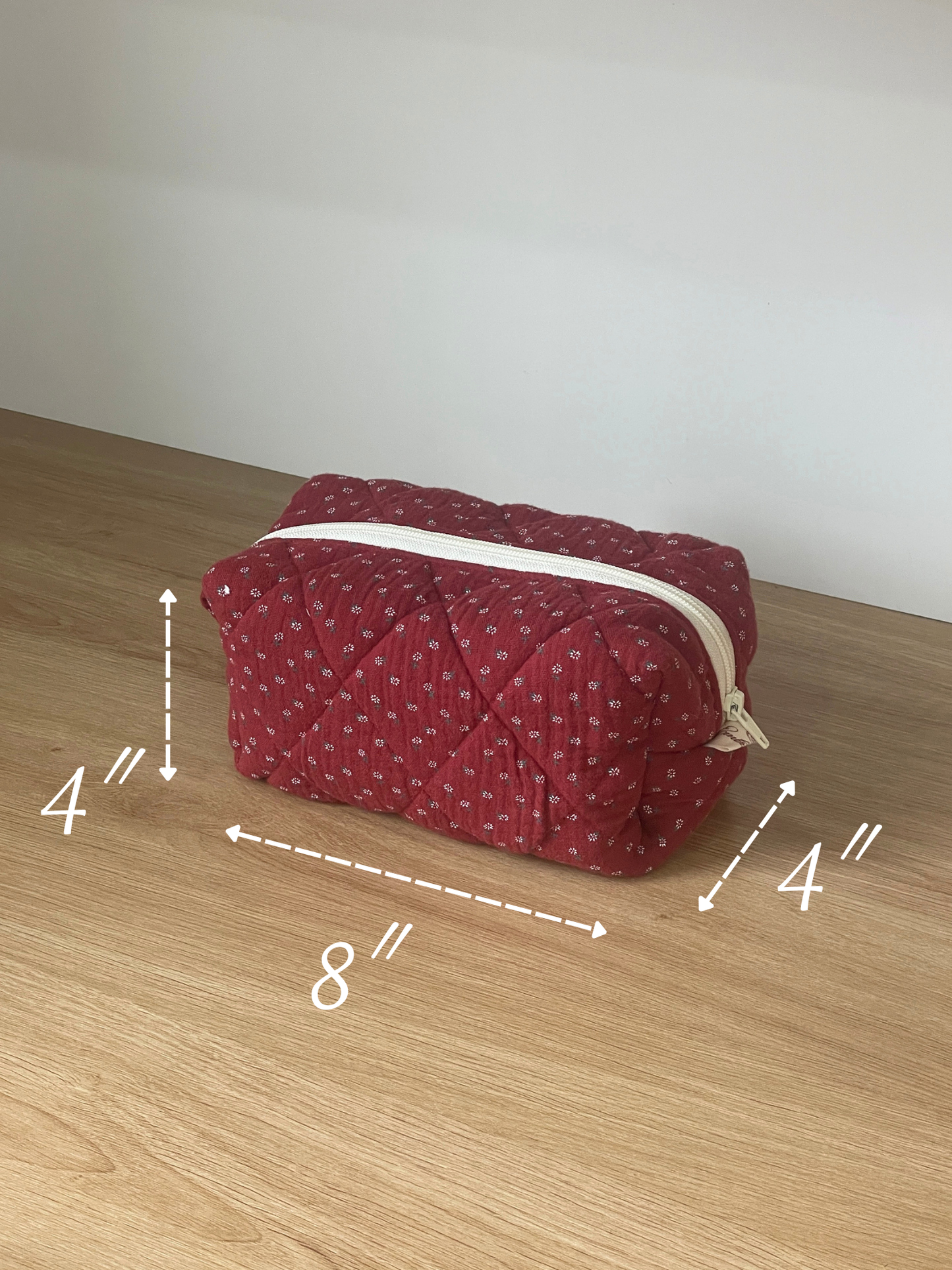 Makeup Pouch - Red Clover