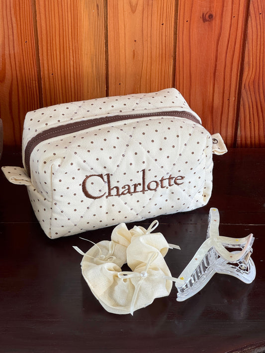 Makeup Pouch - Polka