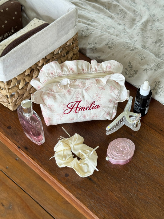 Makeup Pouch - Poetic Bloom