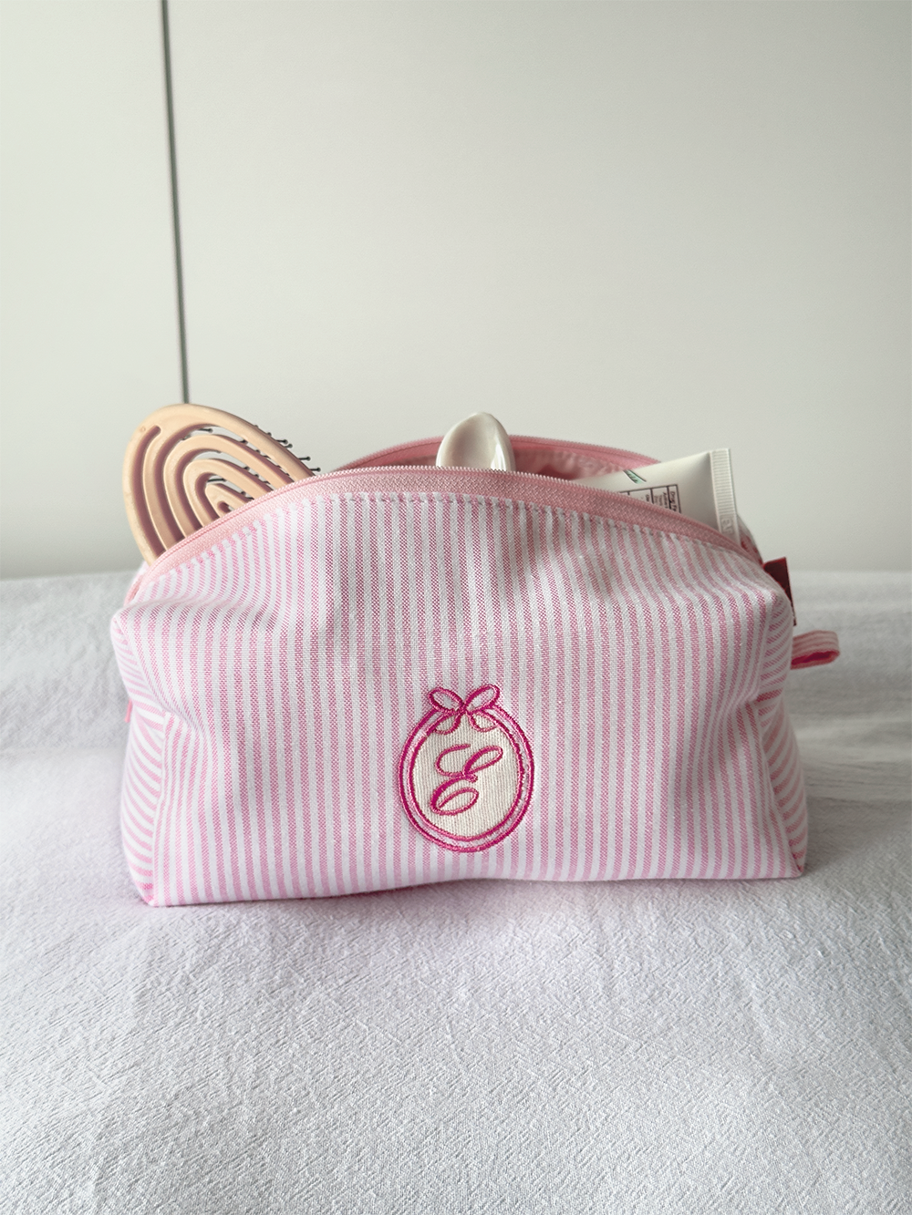 Makeup Pouch - Candy Stripe