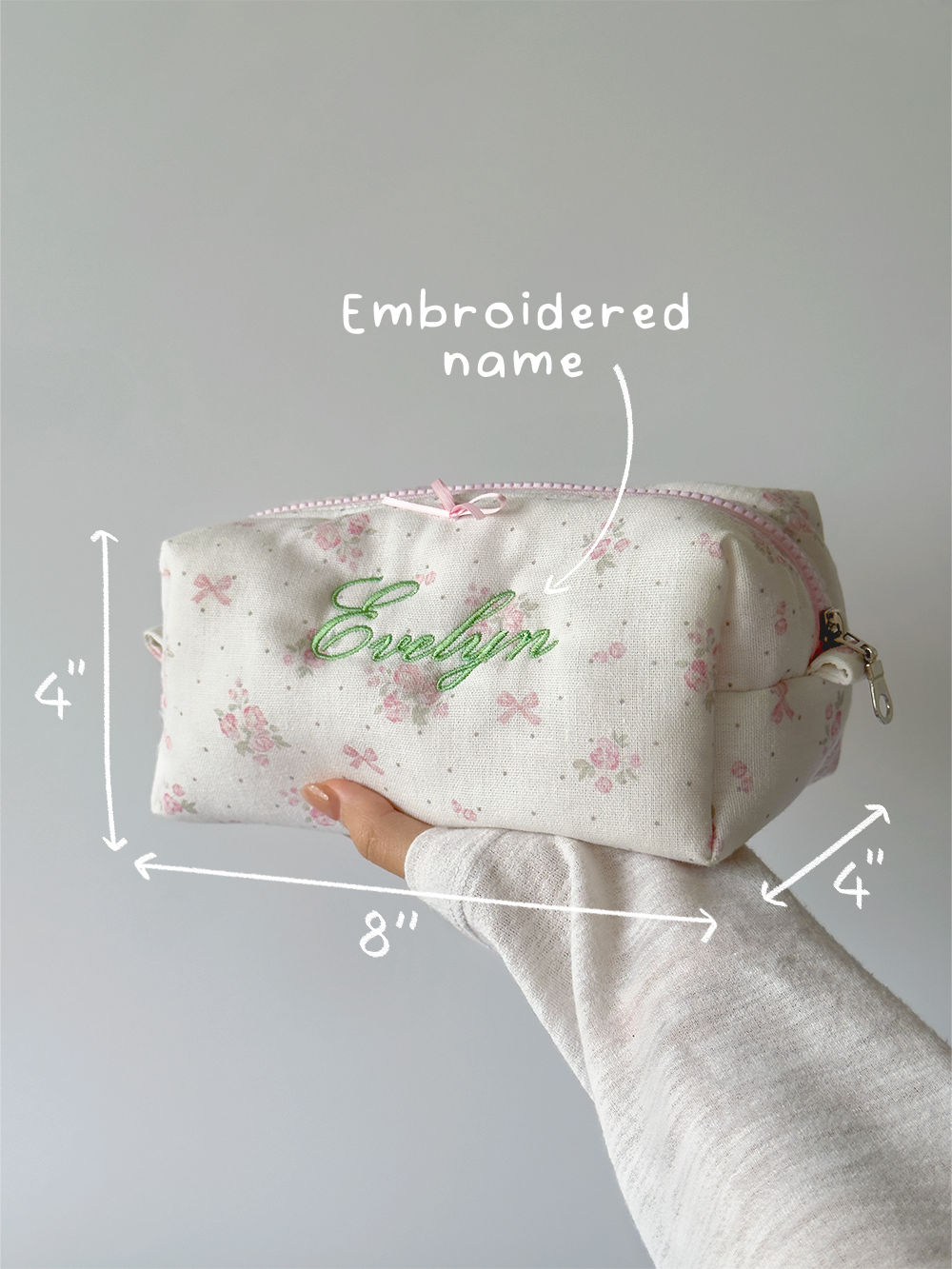 Makeup Pouch - Rosebud