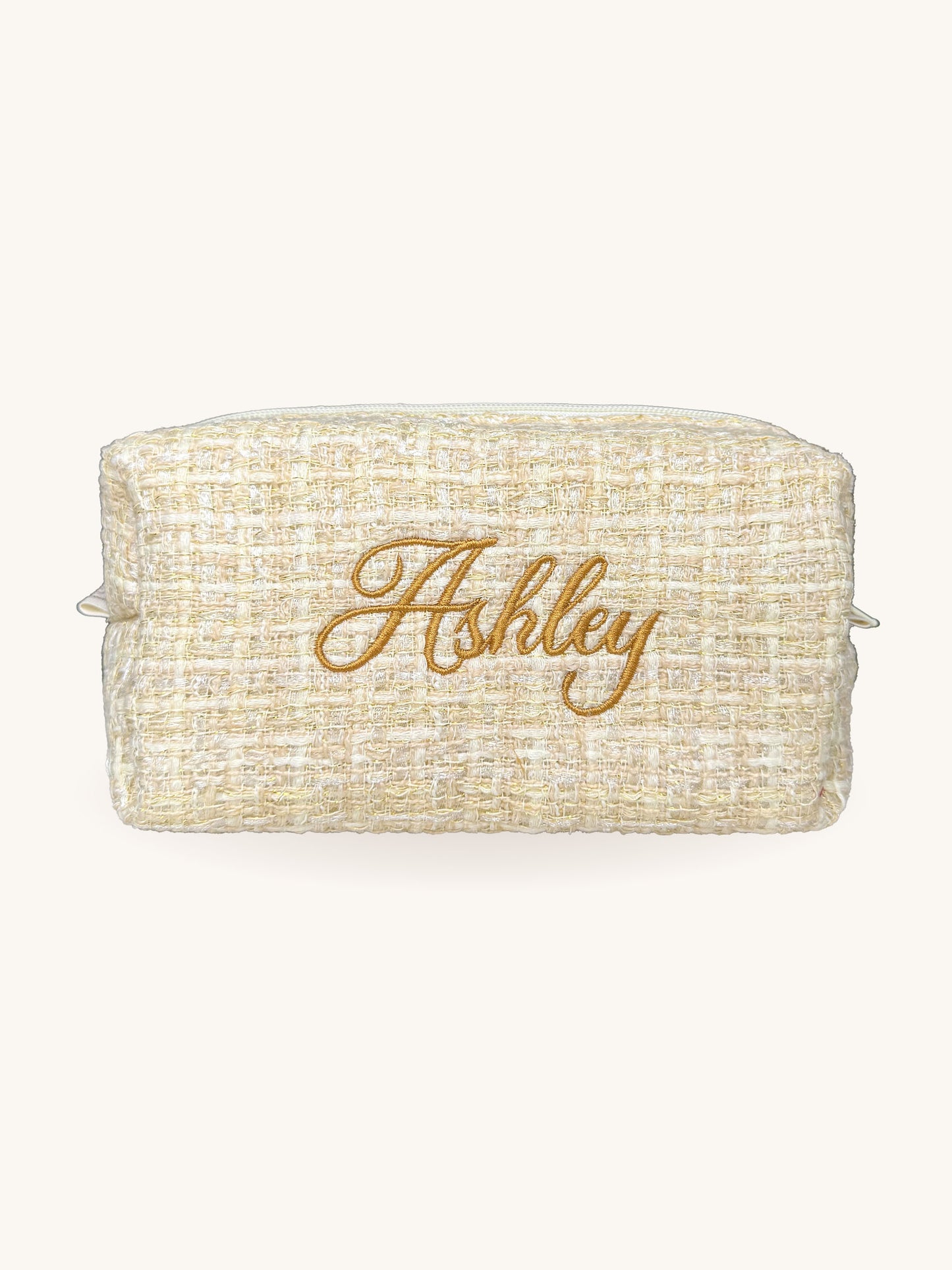 Makeup Pouch - Honey - Custom Name