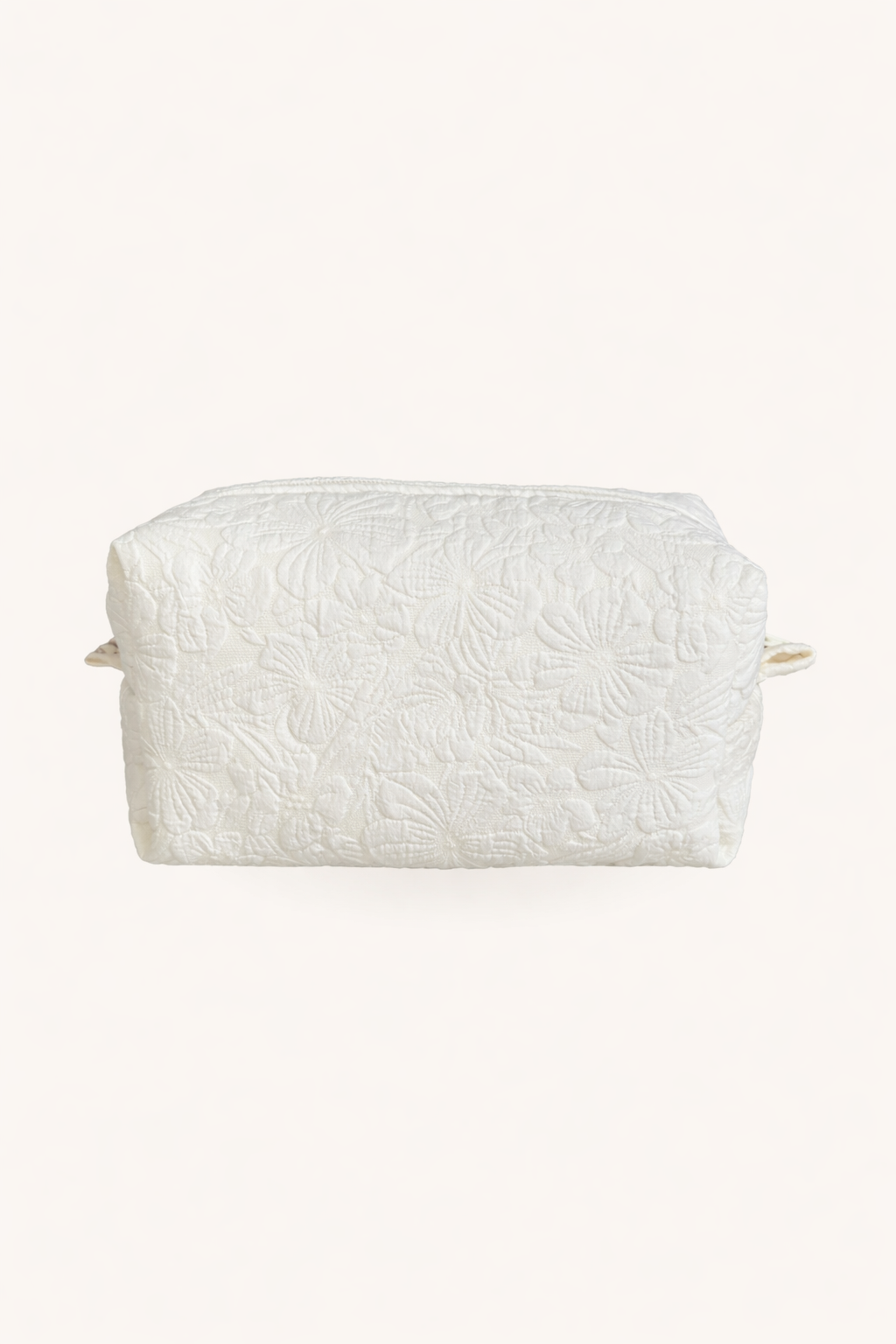 Makeup Pouch - White Garden