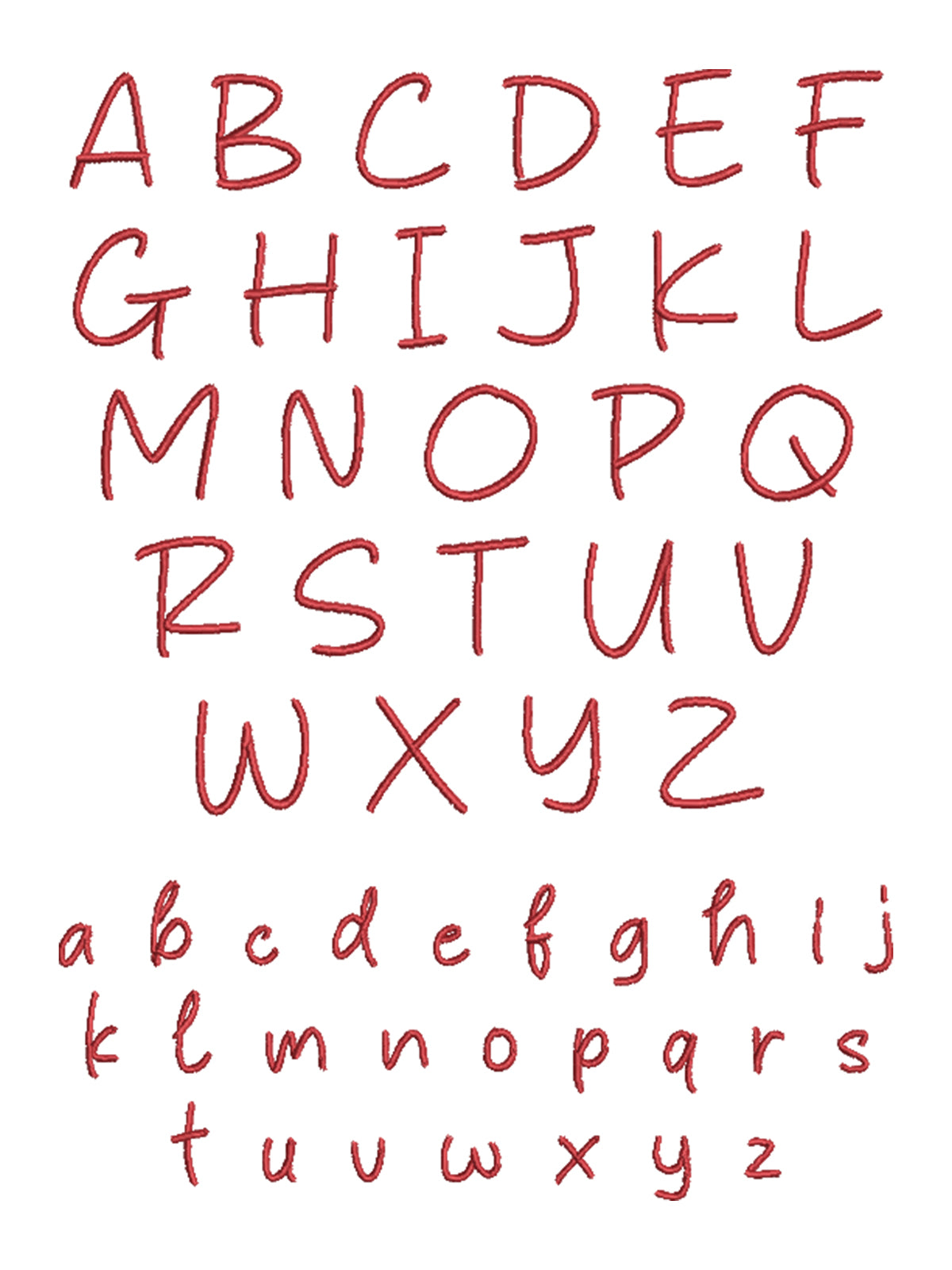 Embroidered Love Card - I Love You