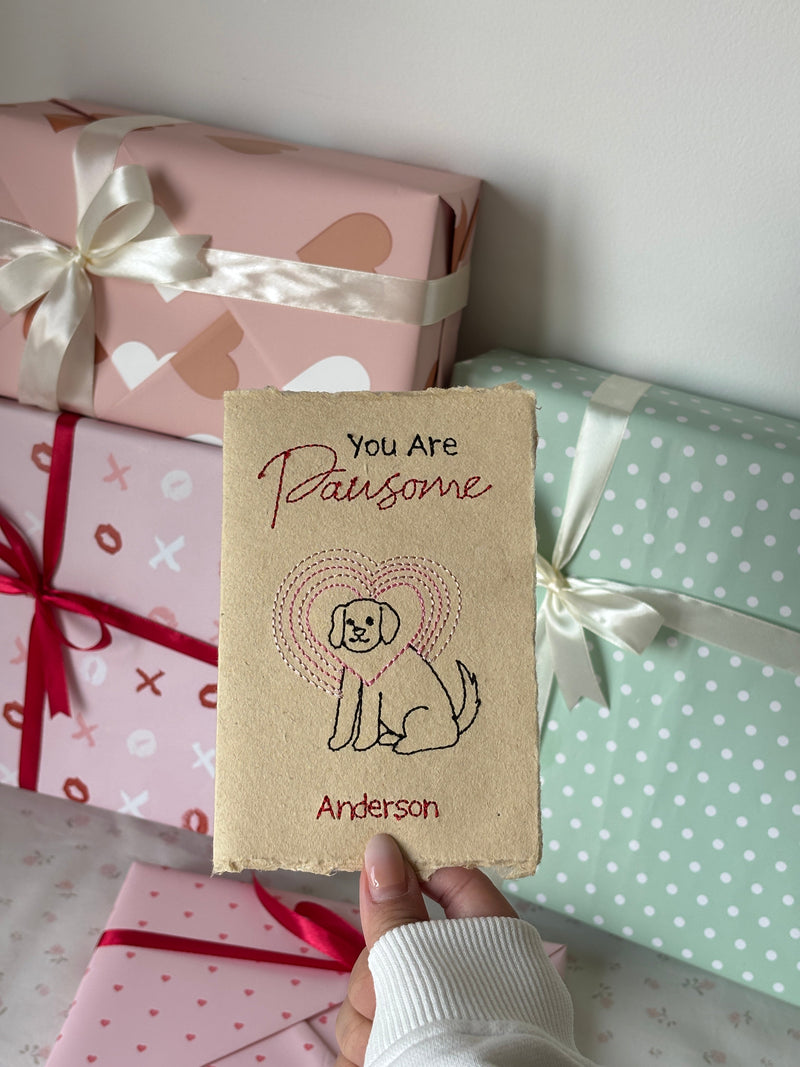 Embroidered Cards