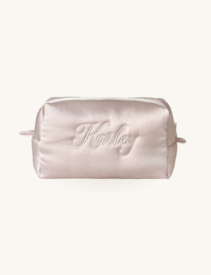 Makeup Pouch - Silk Dream - Custom Name