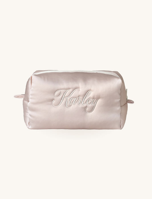 Makeup Pouch - Silk Dream - Custom Name
