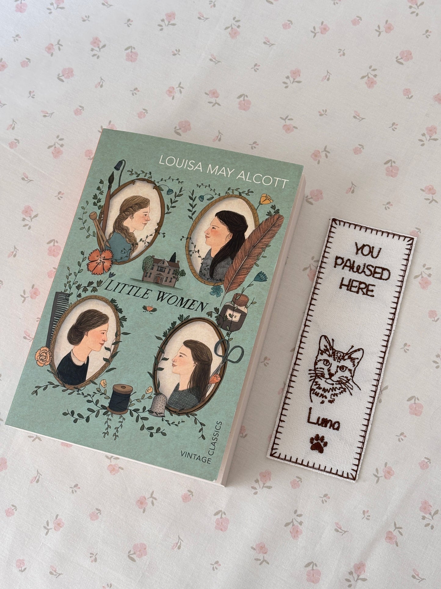 Embroidered Bookmark - Custom Pet Image