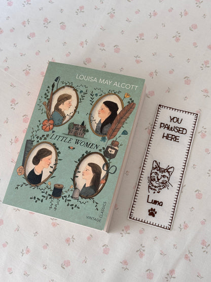 Embroidered Bookmark - Custom Pet Image