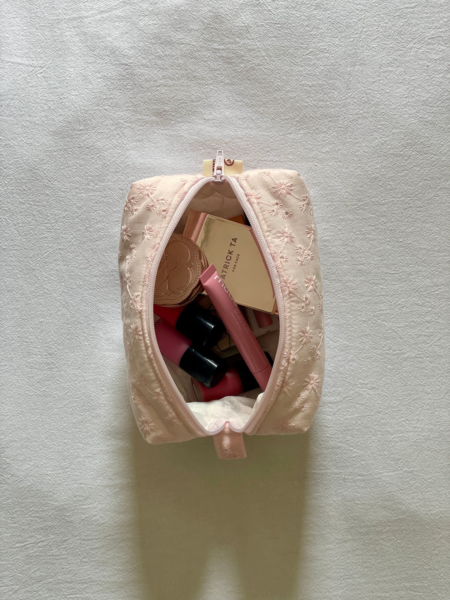 Makeup Pouch - Cherry Blossom - Custom Name