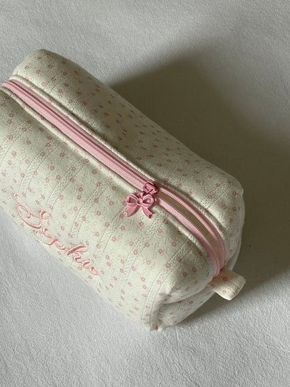 Makeup Pouch - Sweet Meadow - Custom Name