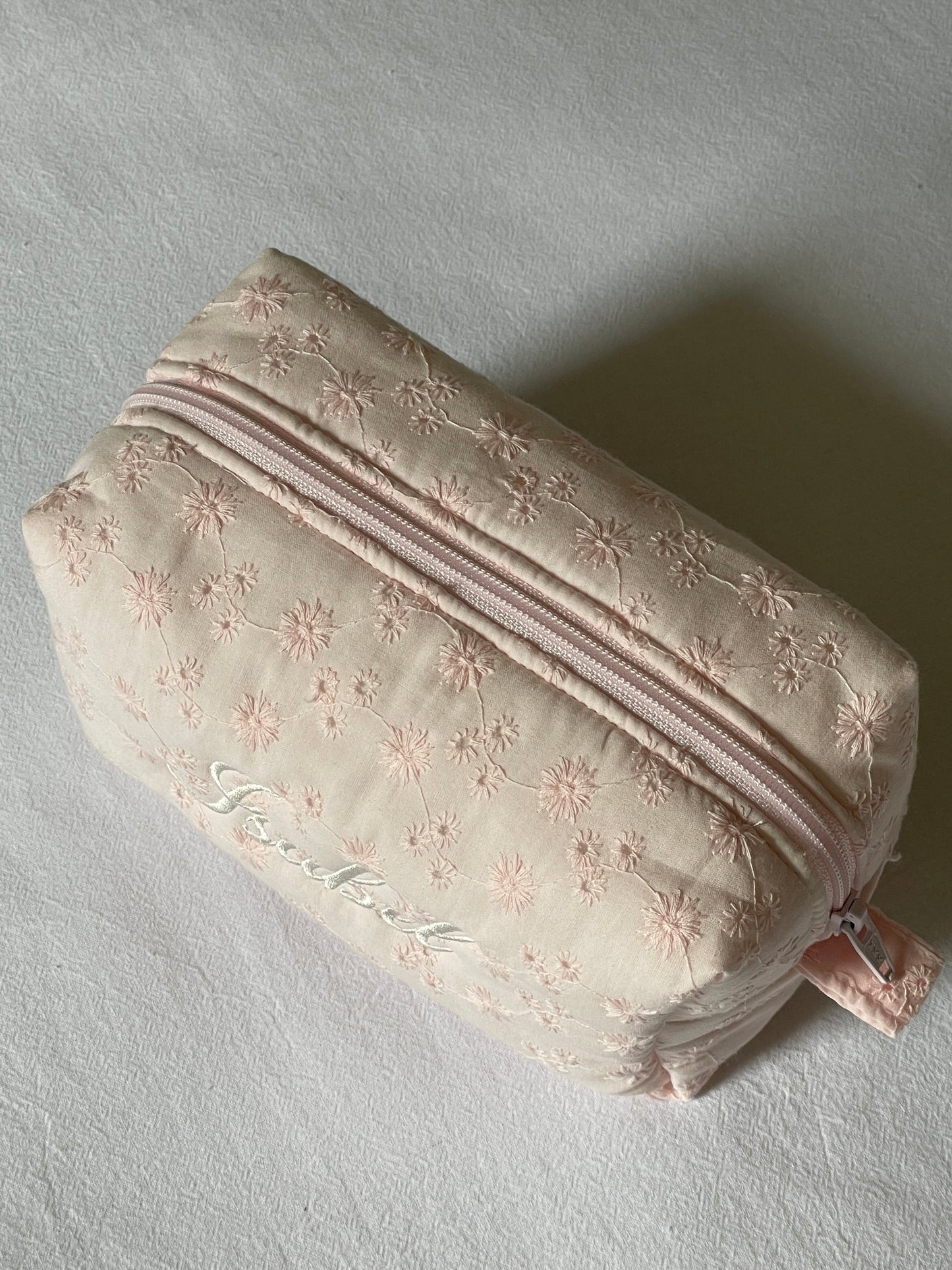 Makeup Pouch - Cherry Blossom - Custom Name