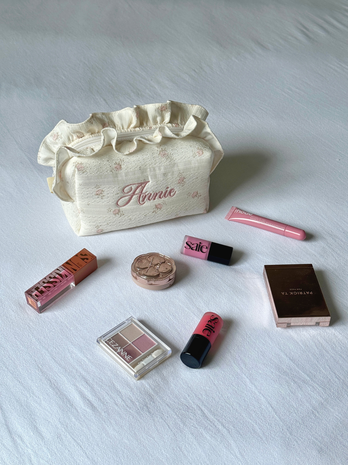 Makeup Pouch - Rosalie Bloom - Custom Name