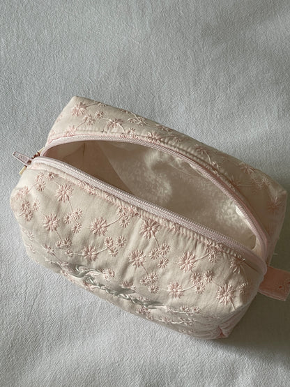 Makeup Pouch - Cherry Blossom - Custom Name