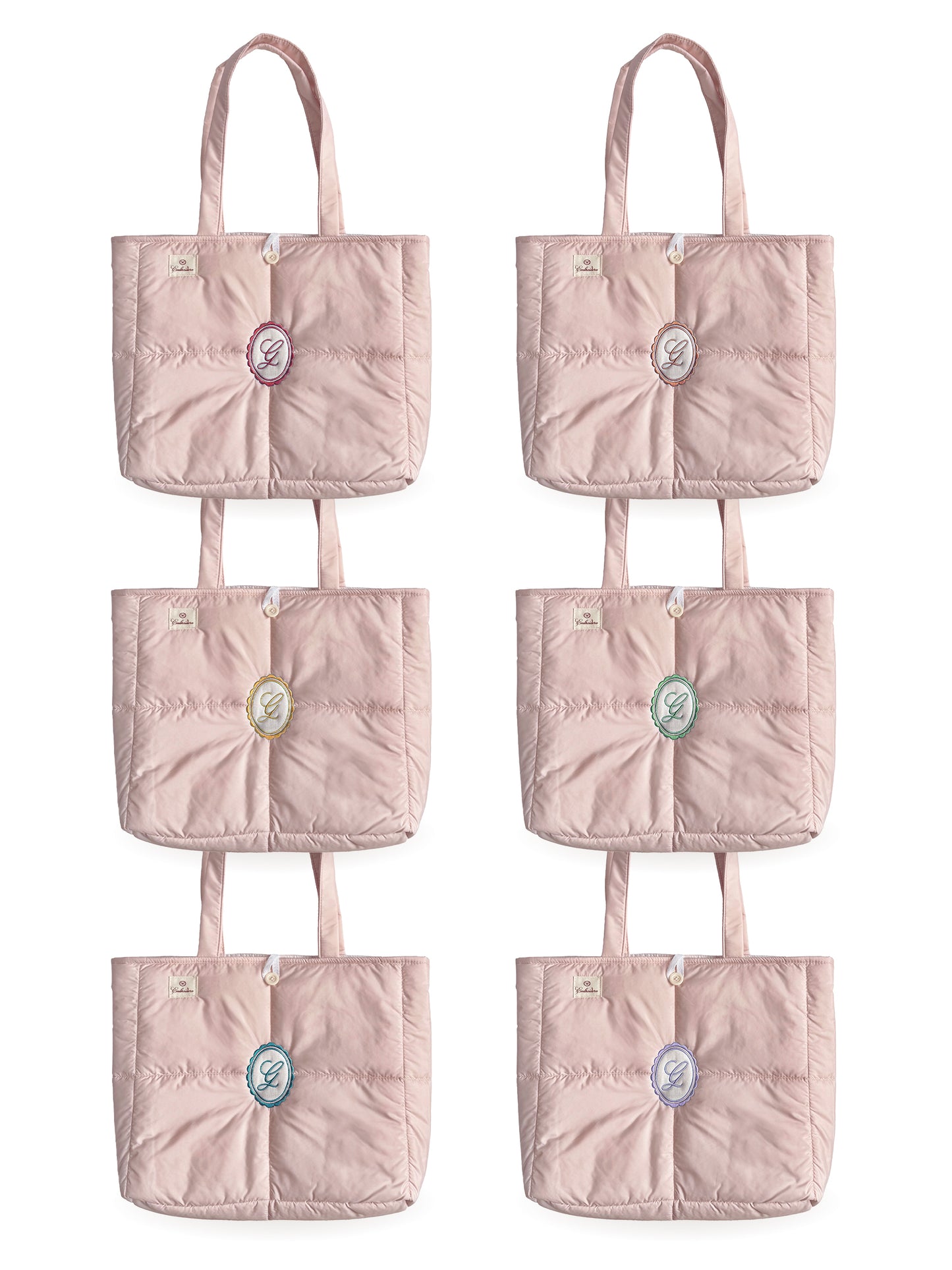 Quilted Bag - Blush Cloud