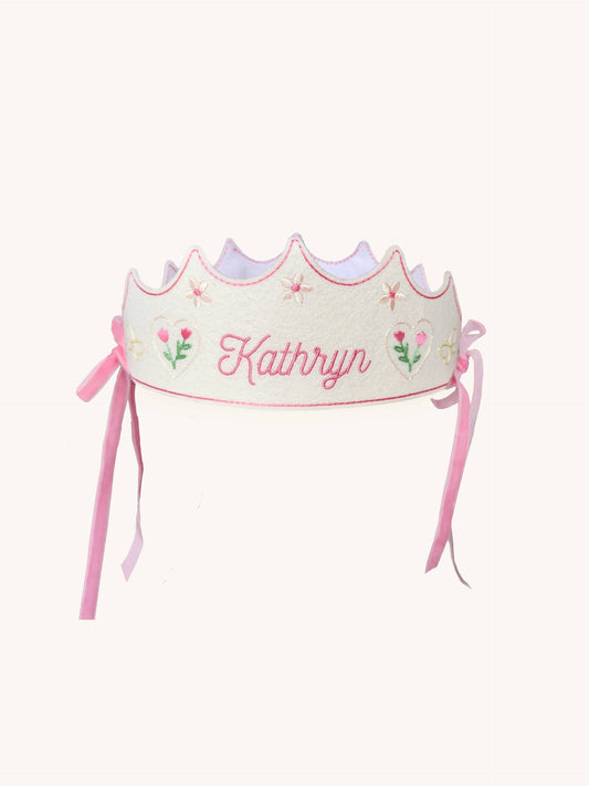 Embroidered Crown - Spring