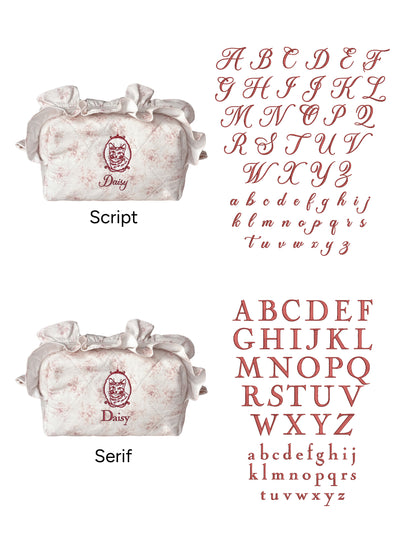 Makeup Pouch - Poetic Bloom - Custom Pet Image