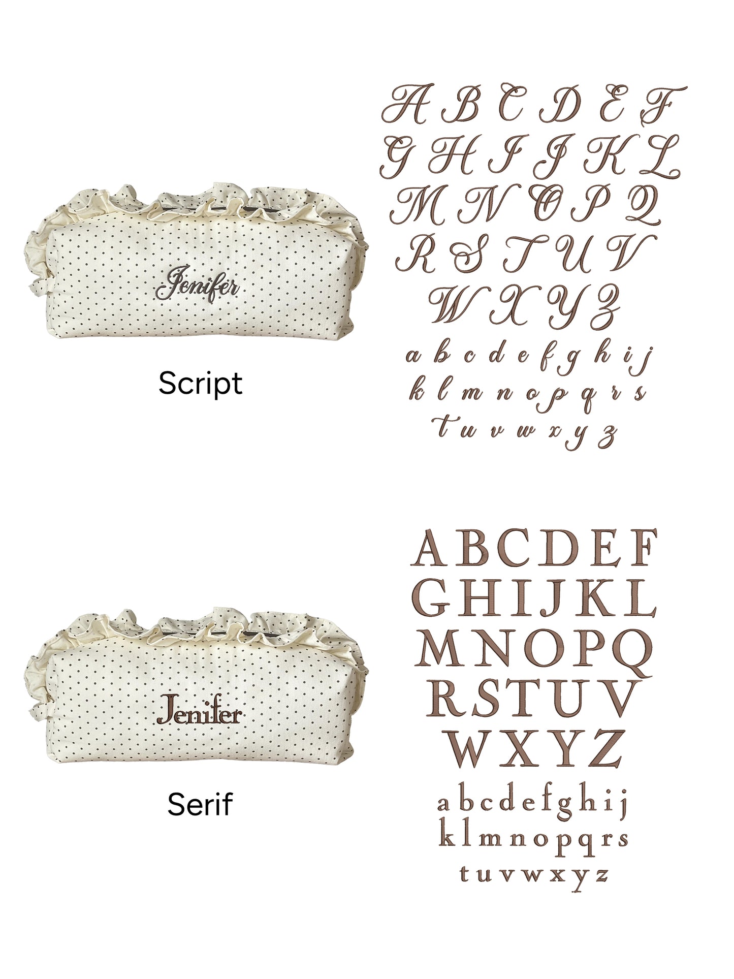 Dyson Airwrap Pouch - Polka - Custom Name
