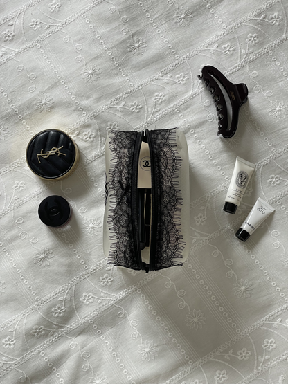 Makeup Pouch - Noir Secret 2 - Custom Name