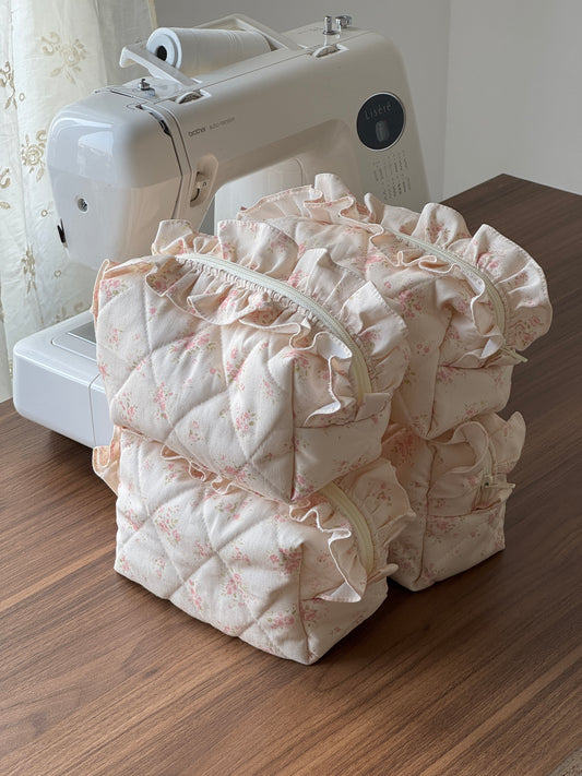 Makeup Pouch - Vanilla Rose