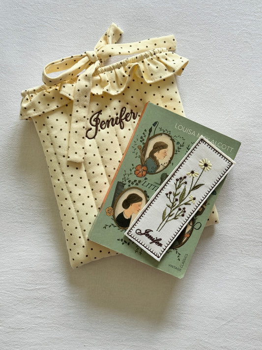 Embroidered Bookmark - Daisy