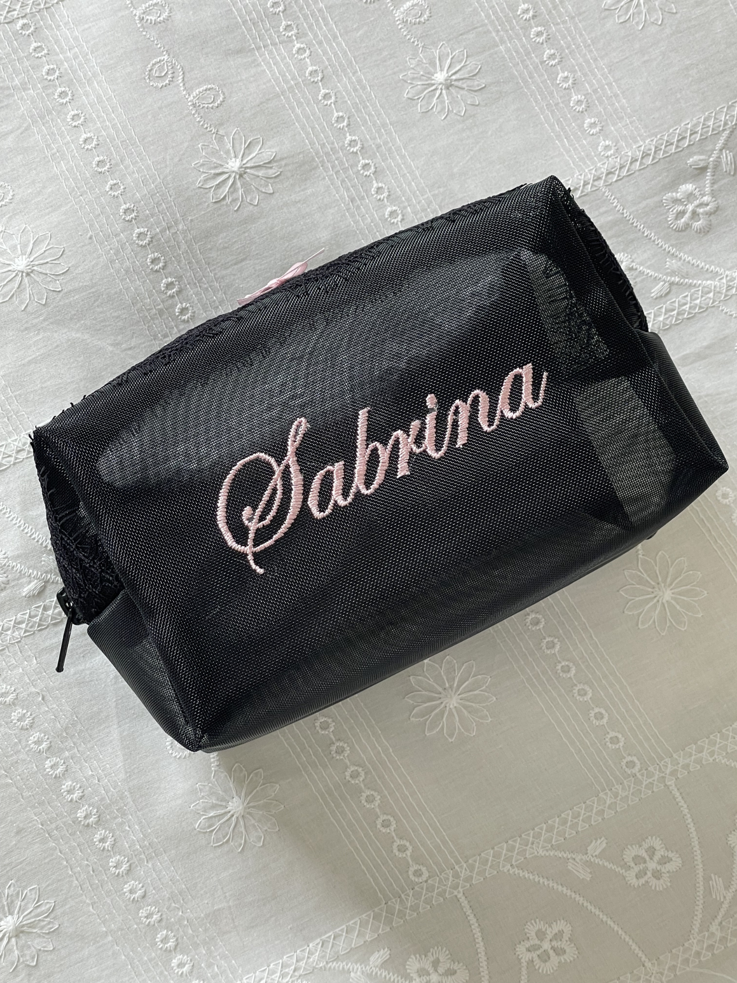 Makeup Pouch - Noir Secret 3 - Custom Name