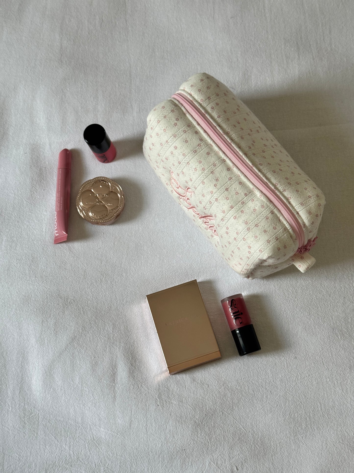 Makeup Pouch - Sweet Meadow - Custom Name