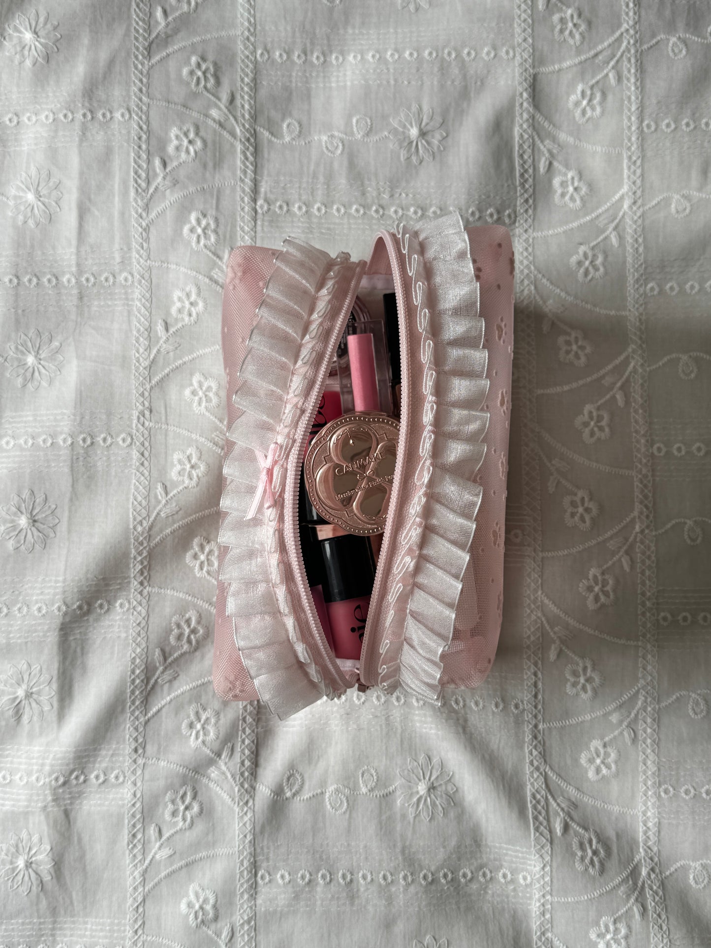 Makeup Pouch - Blush Secret 1 - Custom Name