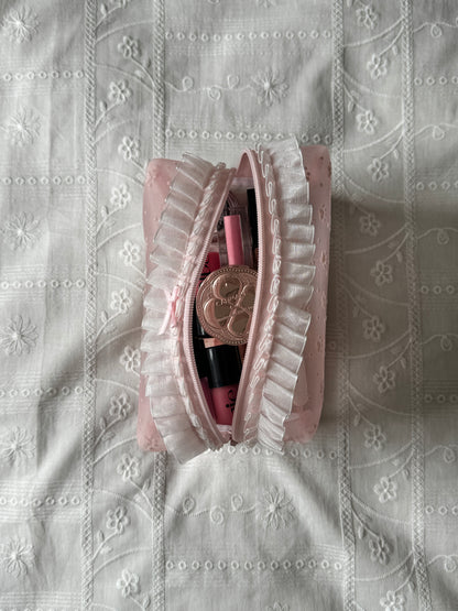 Makeup Pouch - Blush Secret 1 - Custom Name