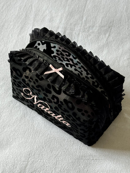 Makeup Pouch - Noir Secret 4 - Custom Name