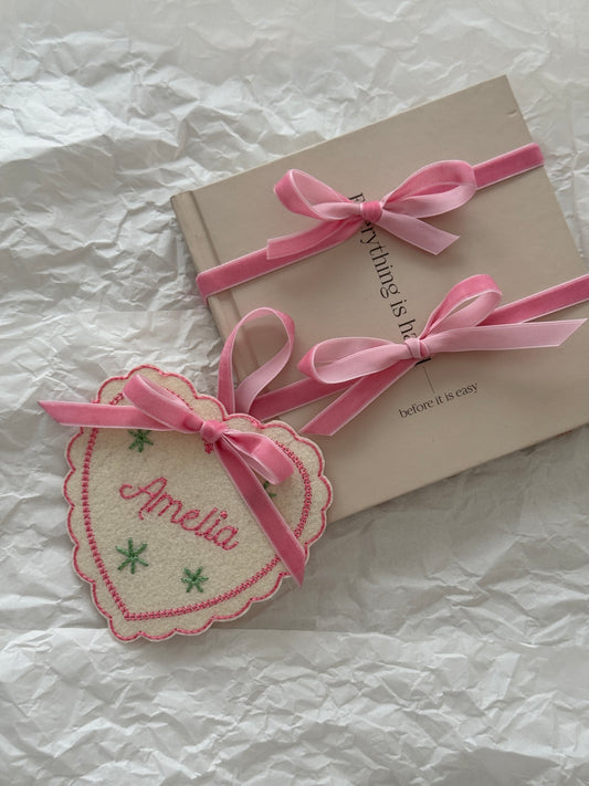 Embroidered Tag - Spring