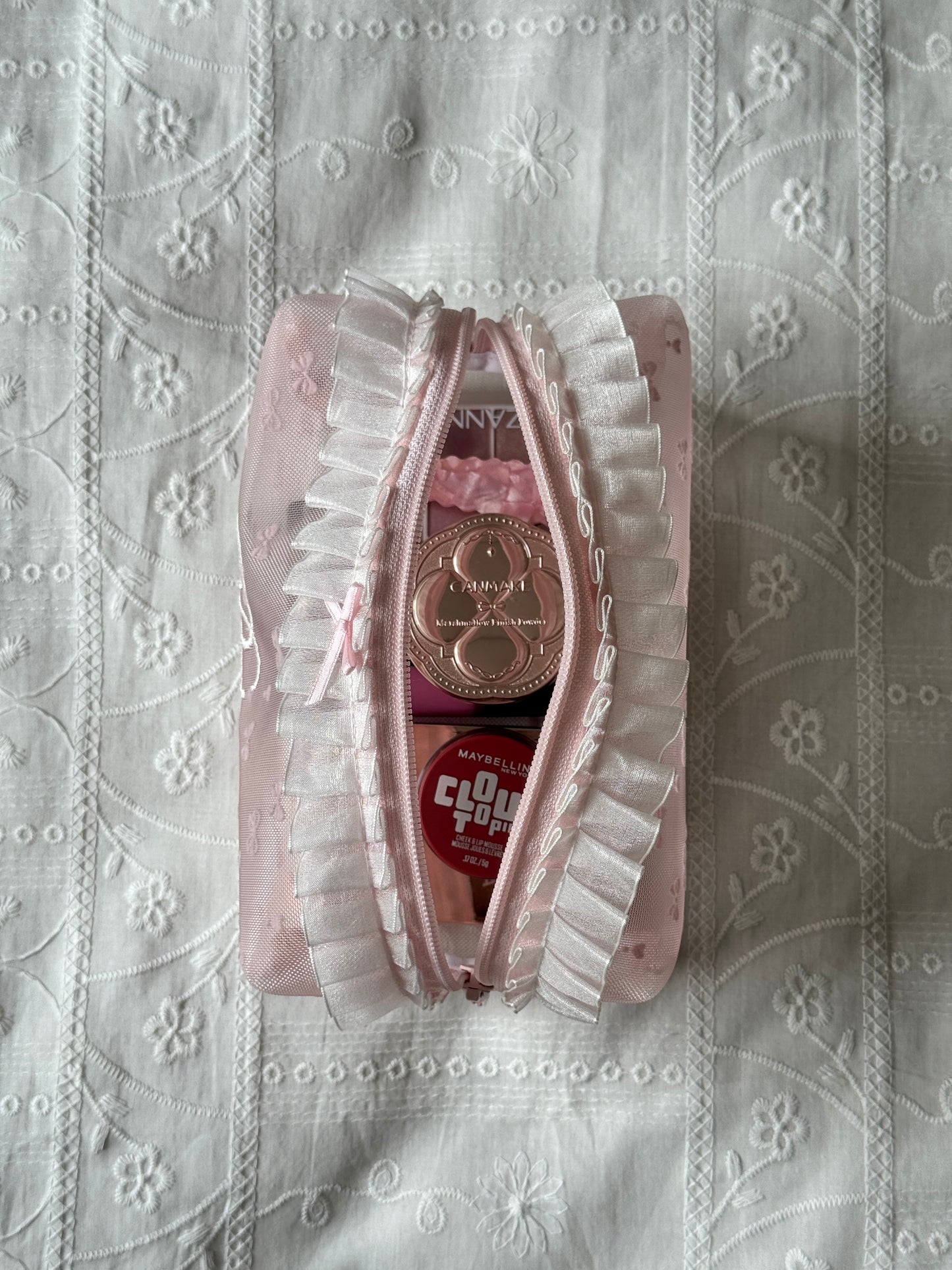 Makeup Pouch - Blush Secret 2 - Custom Name