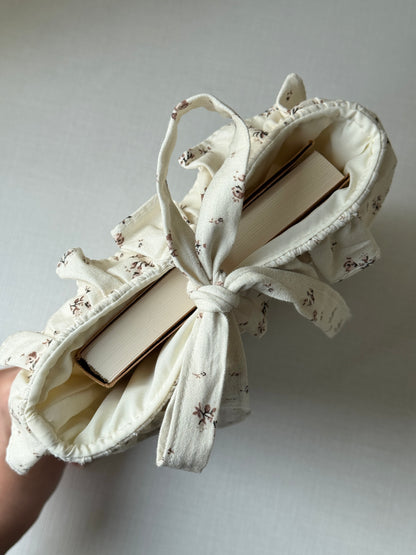 Book Sleeve - Vintage Bloom - Custom Name