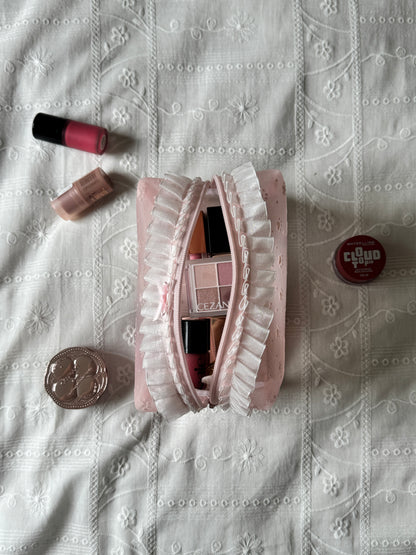 Makeup Pouch - Blush Secret 1 - Custom Name