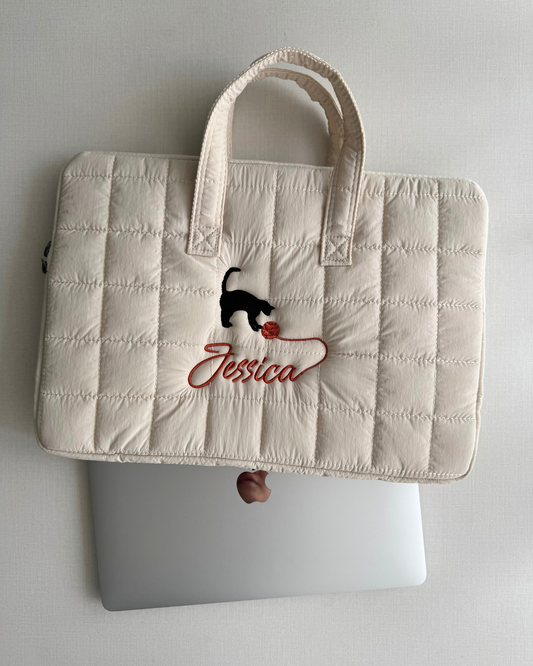 Laptop Sleeve - Modern Grace - Custom Name