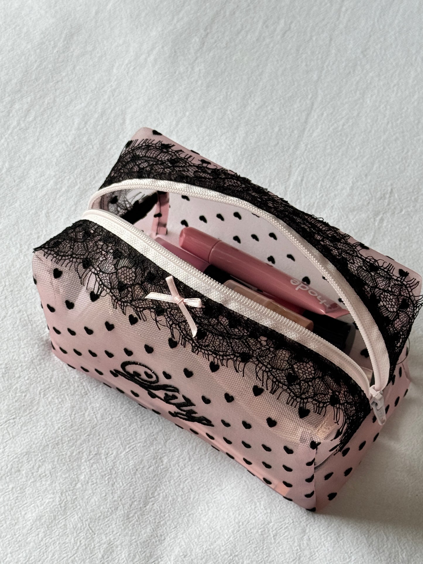Makeup Pouch - Blush Secret 4 - Custom Name