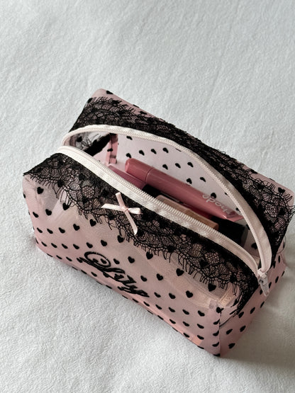 Makeup Pouch - Blush Secret 4 - Custom Name