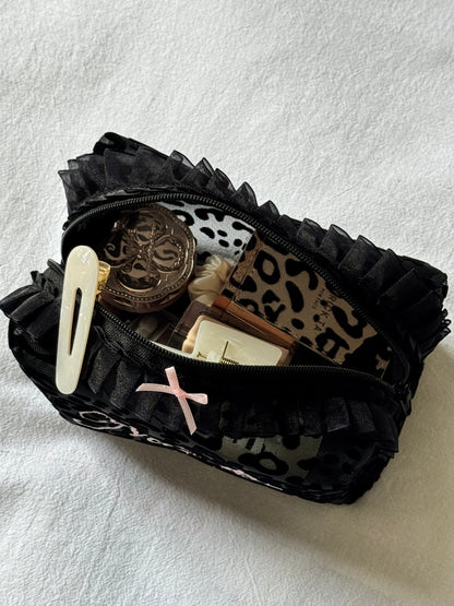 Makeup Pouch - Noir Secret 4 - Custom Name