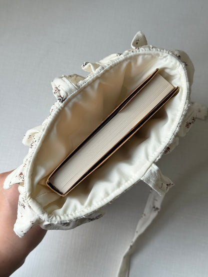 Book Sleeve - Vintage Bloom - Custom Name