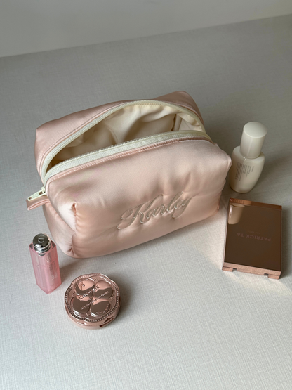 Makeup Pouch - Silk Dream - Custom Name