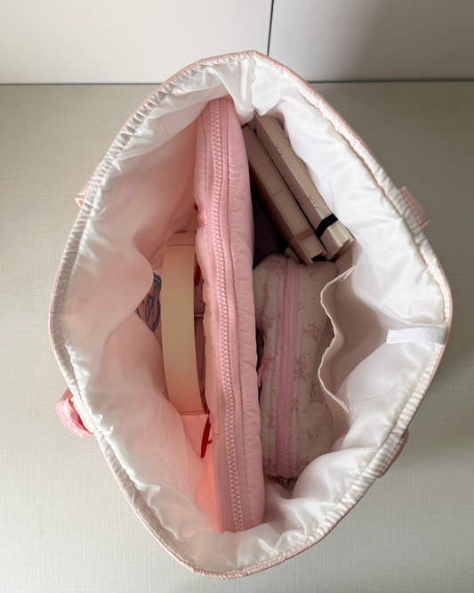 Quilted Bag - Blush Cloud