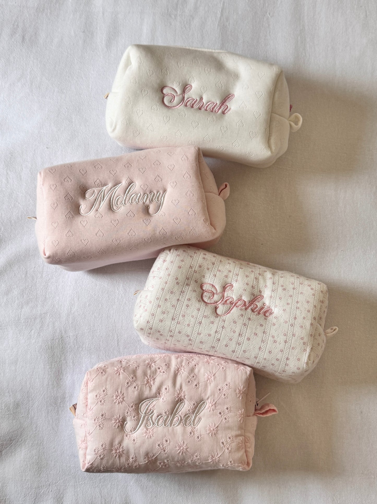 Makeup Pouch - Sweet Meadow - Custom Name