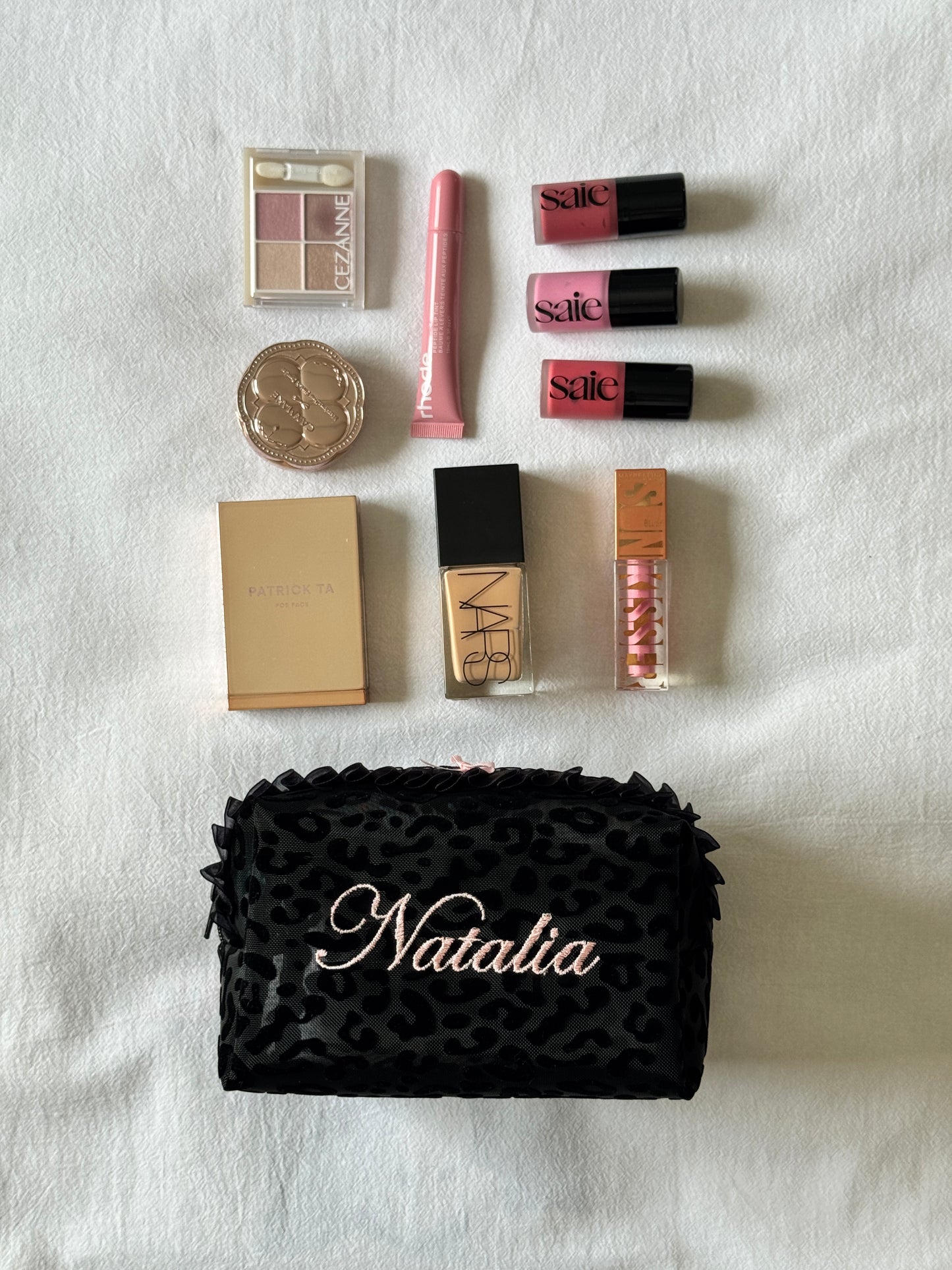 Makeup Pouch - Noir Secret 4 - Custom Name