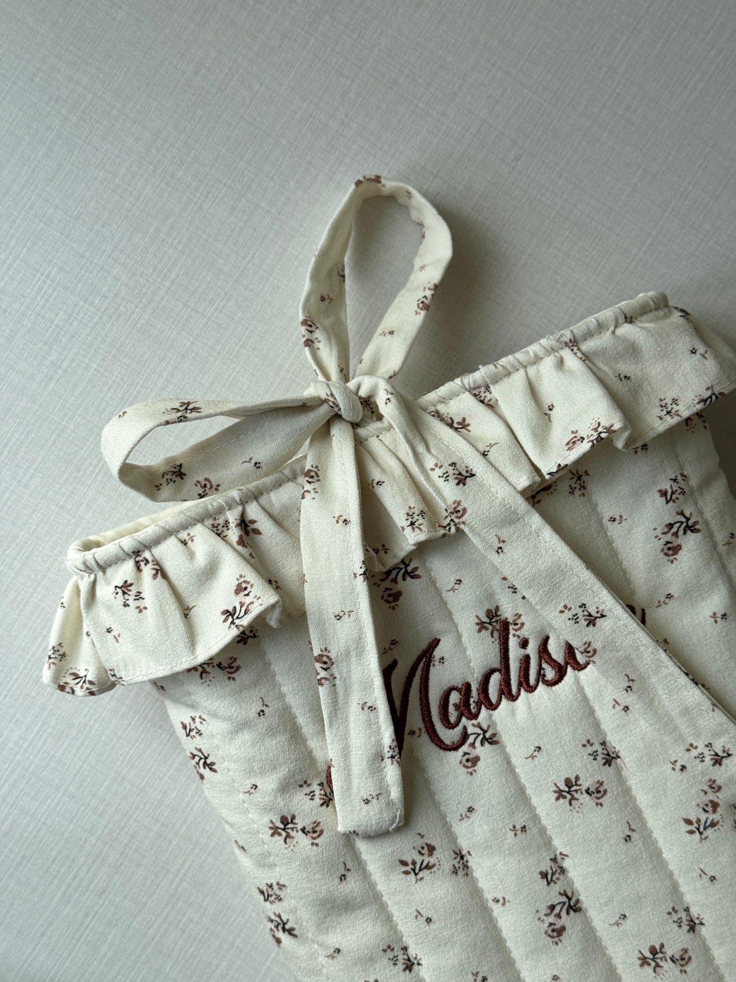 Book Sleeve - Vintage Bloom - Custom Name