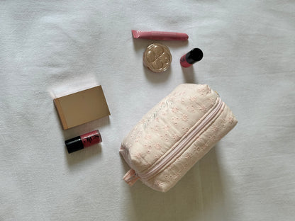 Makeup Pouch - Cherry Blossom - Custom Name